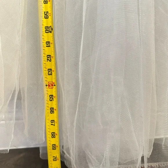 Elegant Silver Embellished Evening Gown - Picture 9 of 16